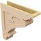 Ekena Millwork 6"W x 24"D x 24"H Thin Mayflower Rough Cedar Woodgrain TimberThane Corbel, Primed Tan CORUR06X24X24MAYRCPR - alternate 5